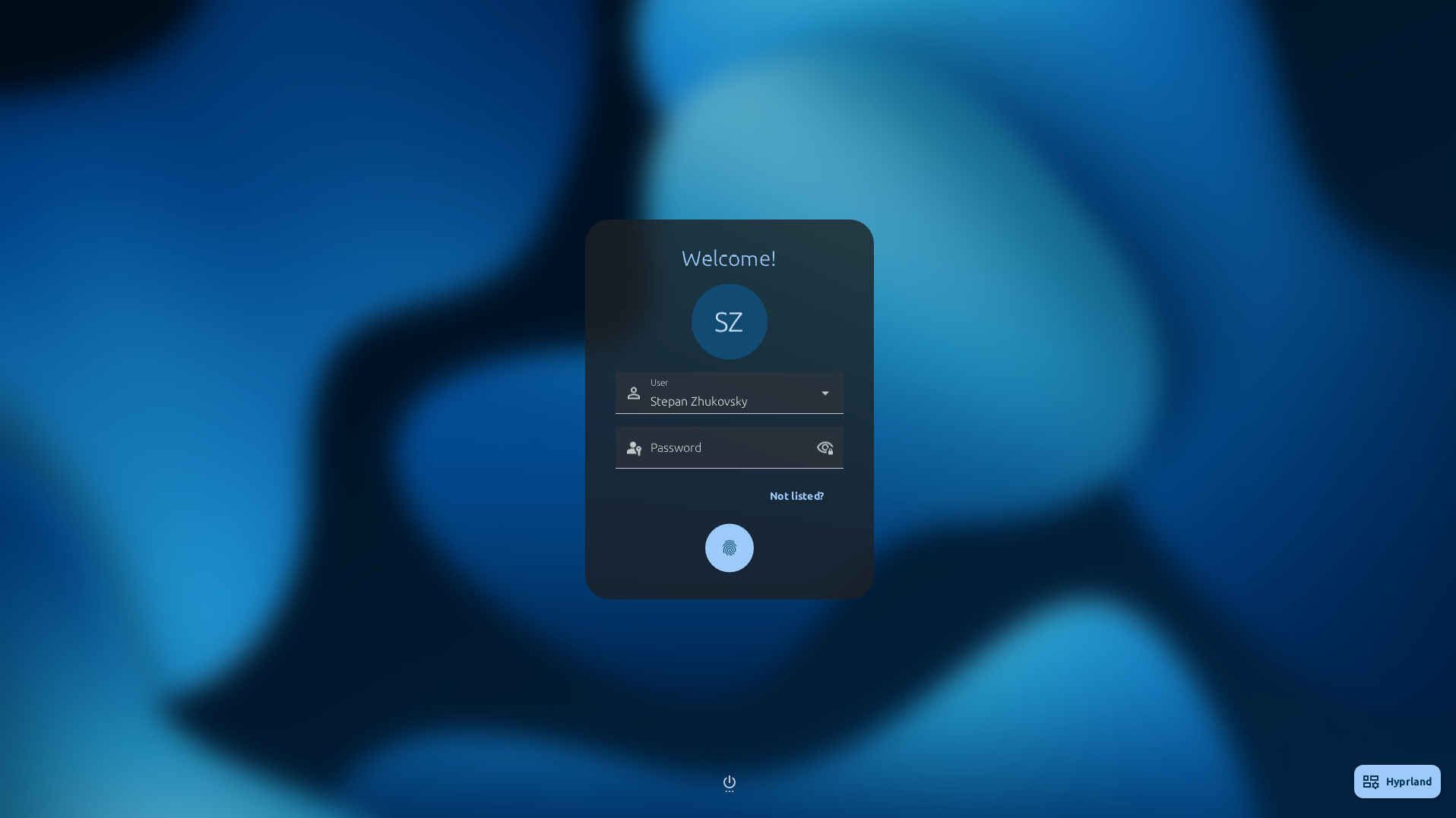 Login Screen